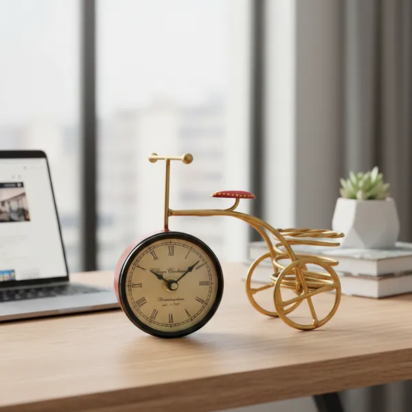 Light_Brown_Analog_Clock_For_Home_Decor