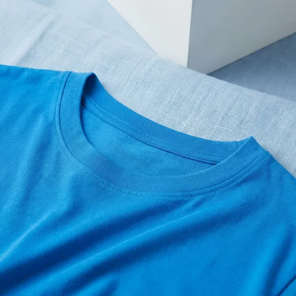 Sky_Blue_100%_Cotton_Half_Sleeve_T_Shirt_For_Men