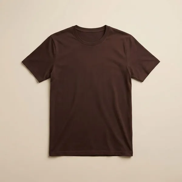Coffee_100%_Cotton_Short_Sleeves_Crew_Neck_T_Shirt_For_Men