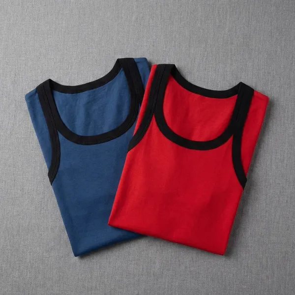 Blue_And_Red_Tank_Top_For_Men_Pack_Of_2