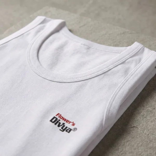 White_100%_Cotton_Sleeveless_Vest_For_Men