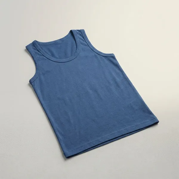 Blue_100%_Cotton_Sleeveless_Vest_For_Boys
