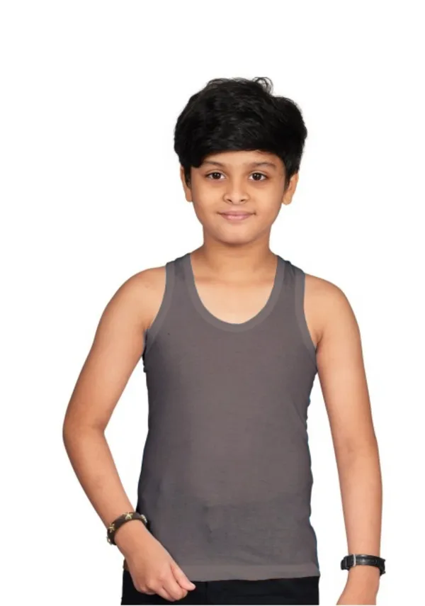 Grey_100%_Cotton_Sleeveless_Vest_For_Boys