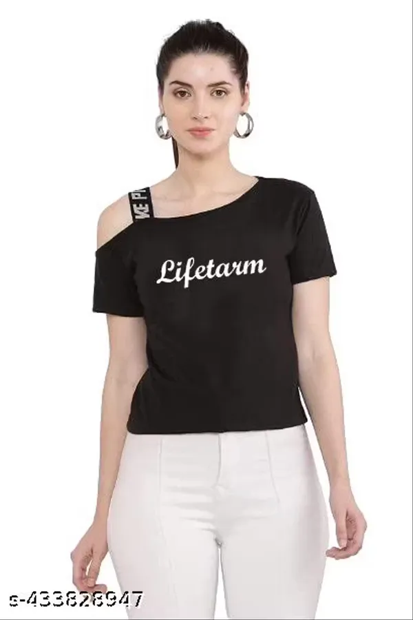 Black_And_Red_Cotton_Girls_Top_For_Girls