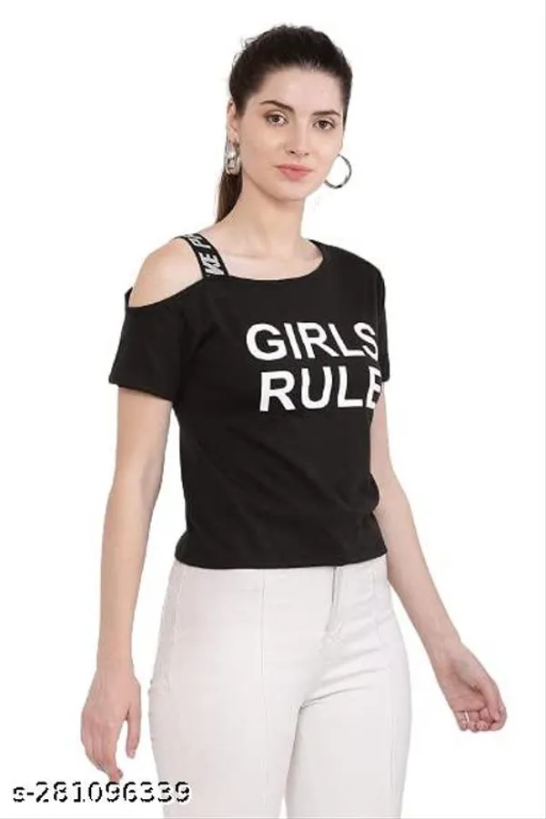 Black_Cotton_One_Shoulder_Top_For_Women