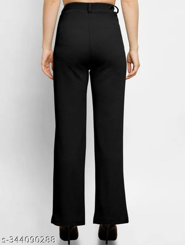 Black_Cotton_Blend_Trousers_For_Women
