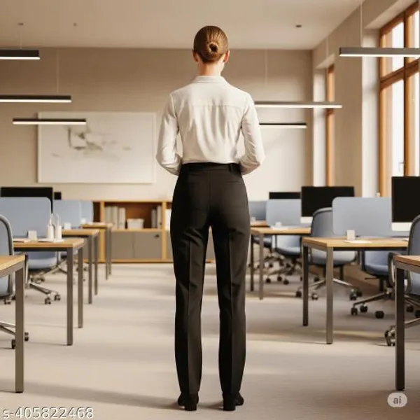 Black_Cotton_Formal_Pants_For_Women