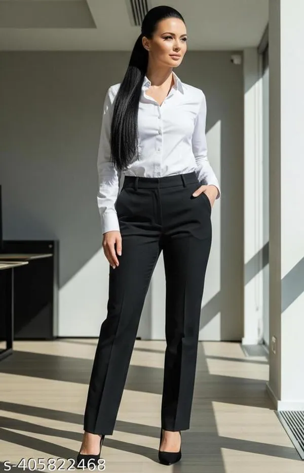Black_Cotton_Formal_Pants_For_Women
