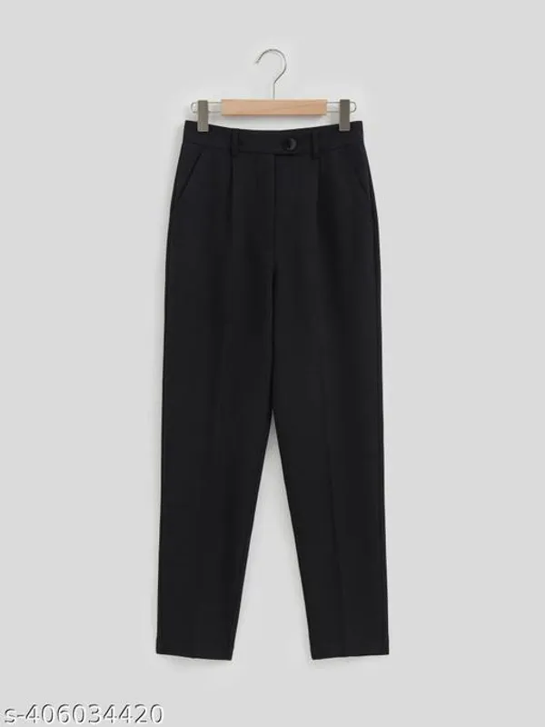 Black_Cotton_Formal_Pants_For_Women