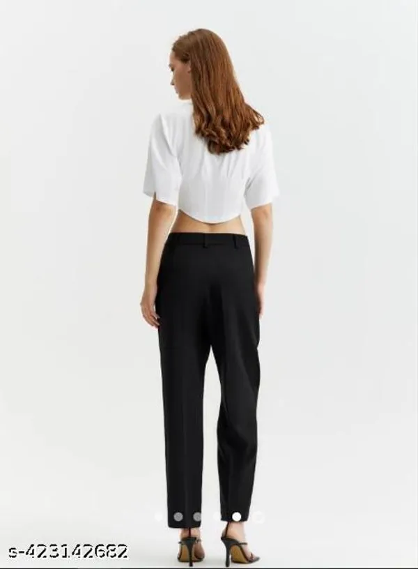 Black_Cotton_Lycra_Formal_Pants_For_Women