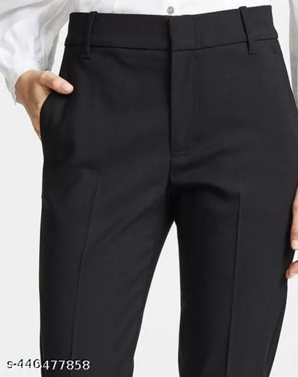 Black_Cotton_Blend_Trousers_For_Women