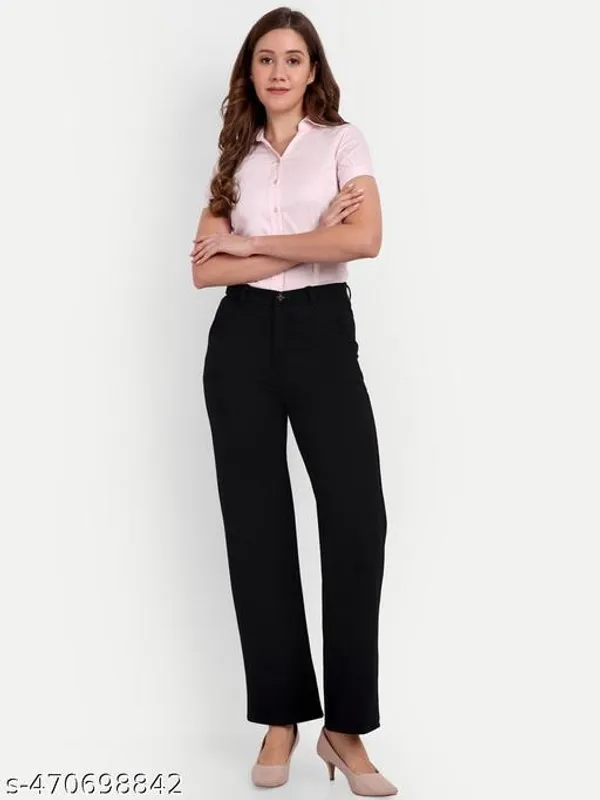 Black_Cotton_Blend_Formal_Pants_For_Women
