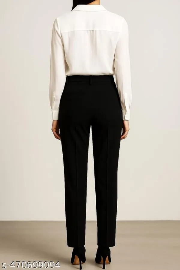 Black_Poly_Blend_Formal_Pants_For_Women