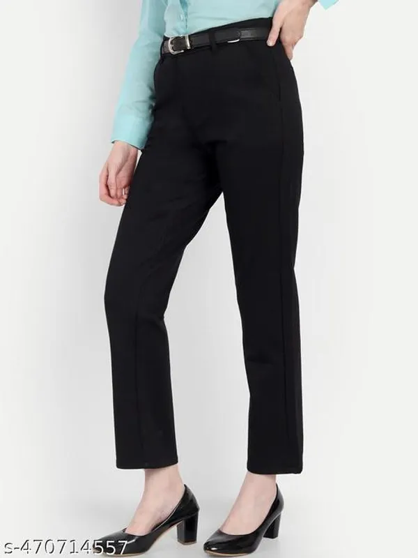 Black_Cotton_Blend_Formal_Pants_For_Women