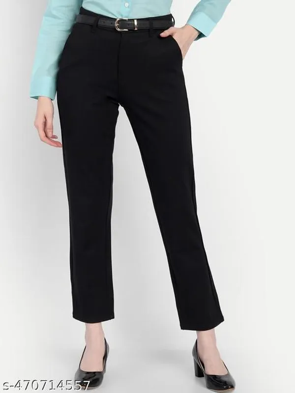Black_Cotton_Blend_Formal_Pants_For_Women