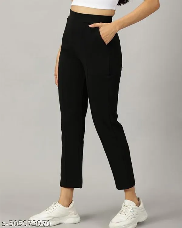 Black_Cotton_Blend_Trousers_For_Women