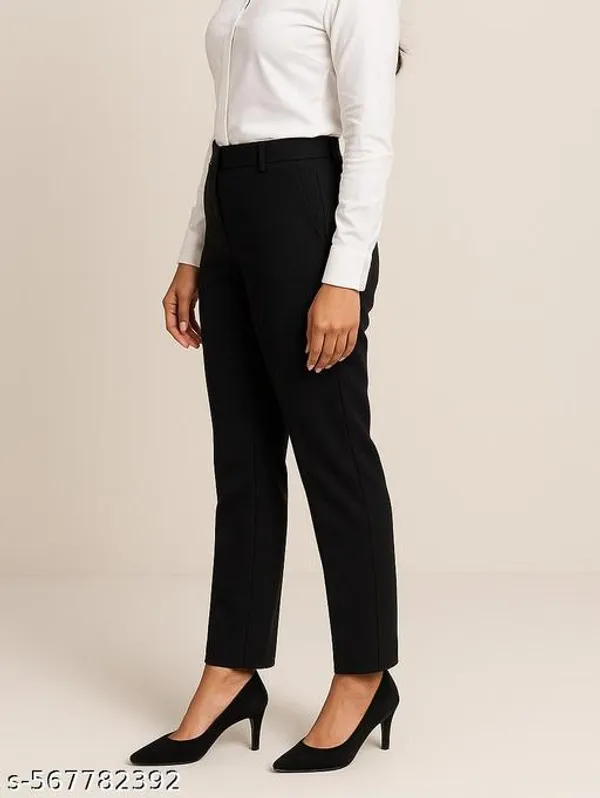 Black_Cotton_Blend_Formal_Pants_For_Women
