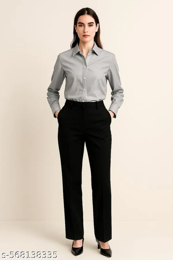 Black_Cotton_Formal_Pants_For_Women