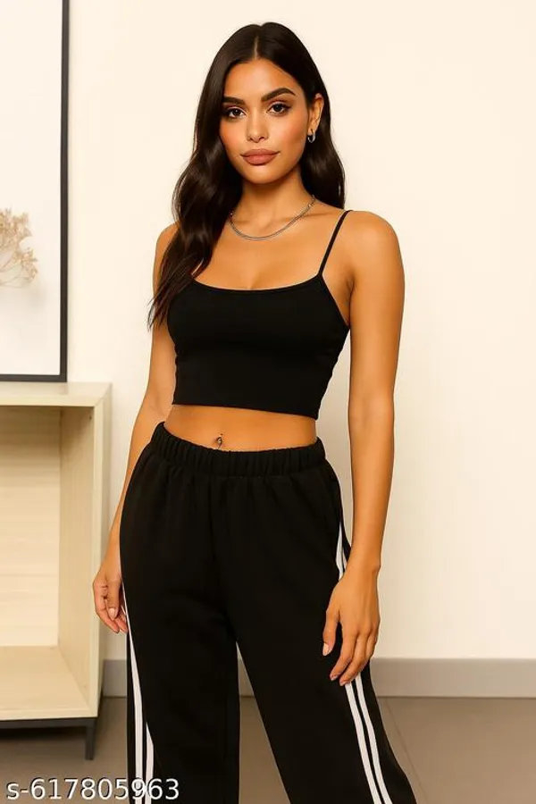 Black_Poly_Cotton_Track_Pants_For_Women
