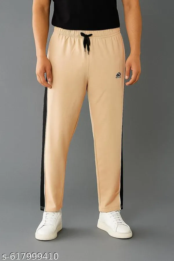 Beige_Wool_Men_Winter_Joggers_For_Women