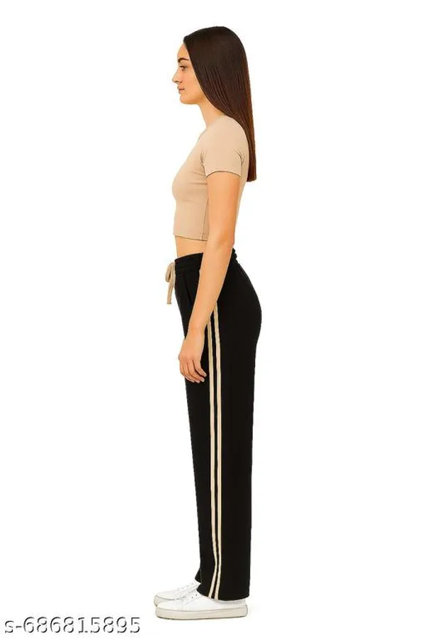 Black_Cotton_Blend_Track_Pants_For_Women