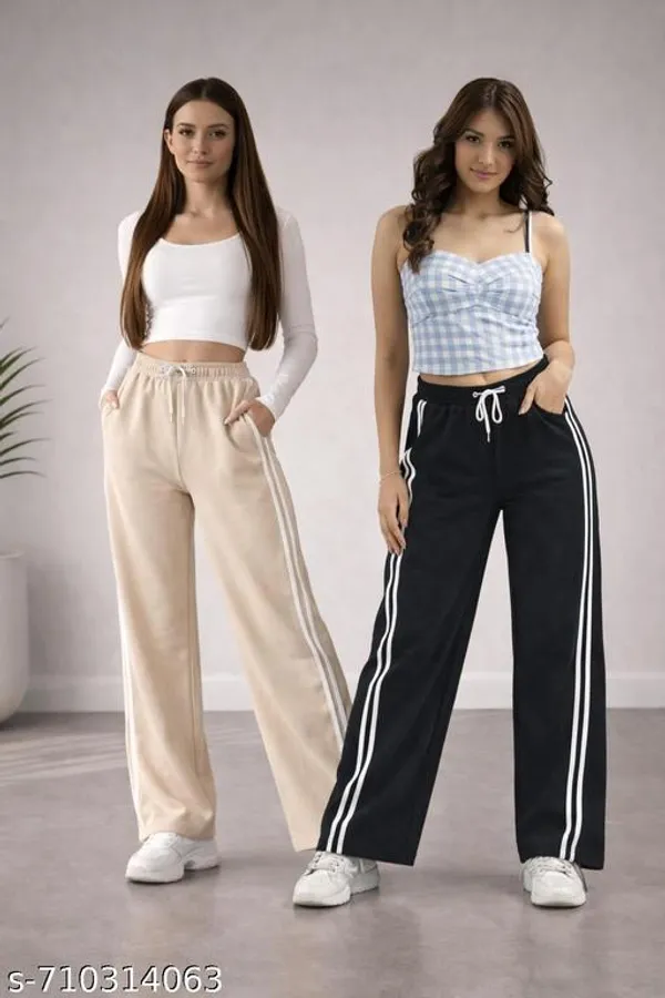 Pack_Of_2_Black_And_Off_White_Poly_Cotton_Track_Pants_For_Women