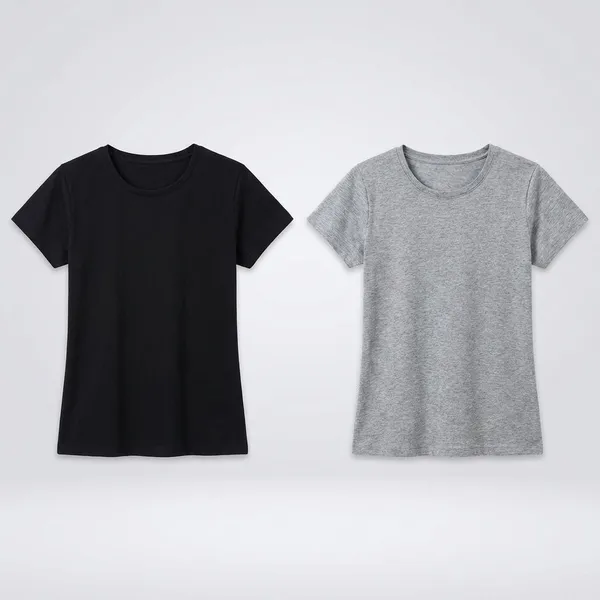 Multicolor_Cotton_Blend_T_Shirt_For_Women