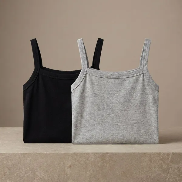 Black_And_Grey_Cotton_Blend_Camisole_For_Women