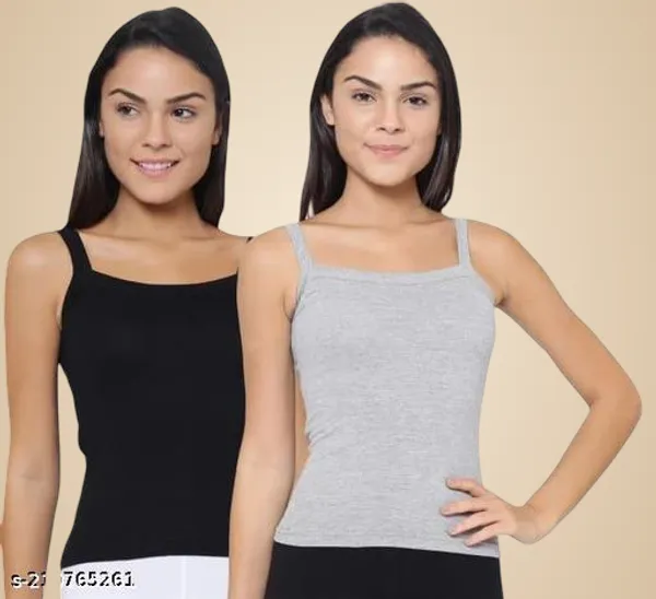 Black_And_Grey_Cotton_Blend_Camisole_For_Women