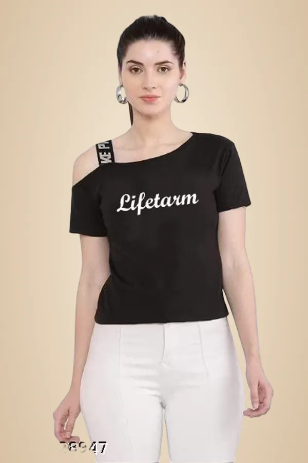 Black_And_Red_Cotton_Girls_Top_For_Girls