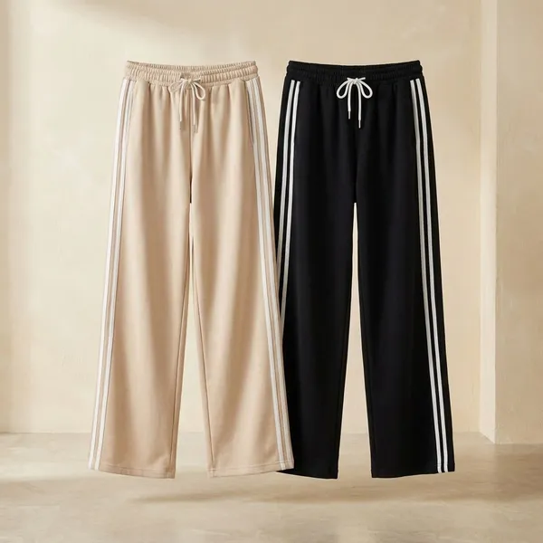 Pack_Of_2_Black_And_Off_White_Poly_Cotton_Track_Pants_For_Women