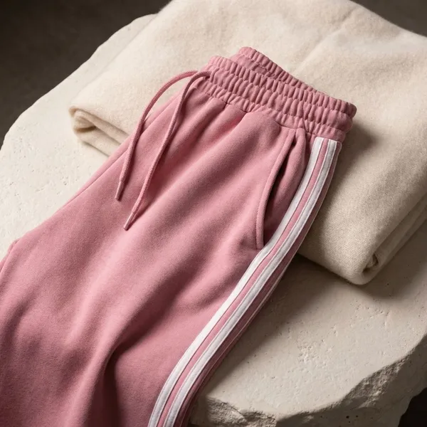 Pink_Poly_Cotton_Track_Pants_For_Women