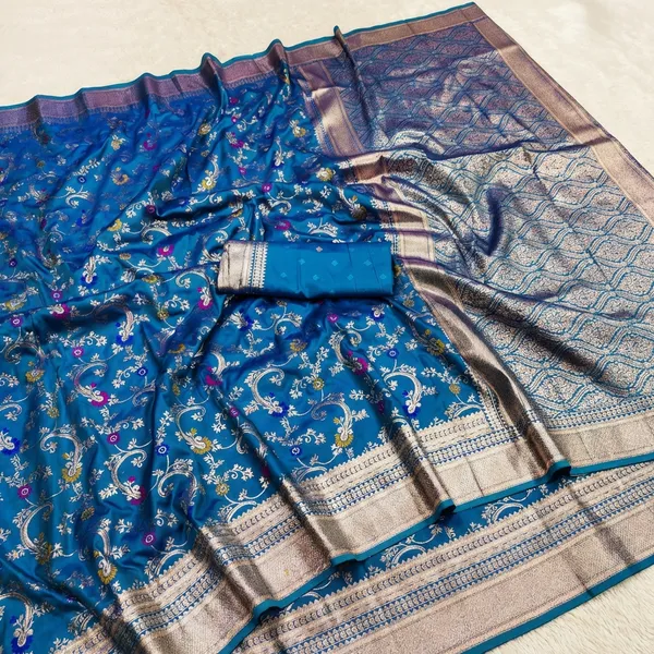 Blue_Meenakari_Vaibhav_Banarasi_Silk_Saree