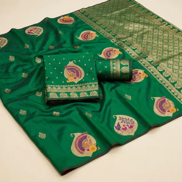 Green_Mayur_Hansika_Royale_Banarasi_Silk_Saree