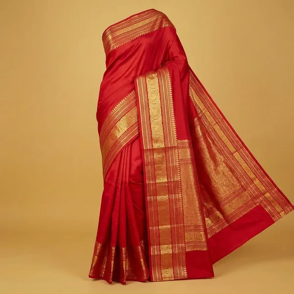 Red_Banarsi_Soft_Silk_Saree