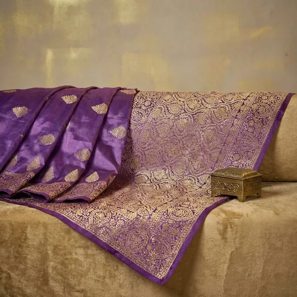 Violet_Crystal_Noor_Satin_Silk_Saree