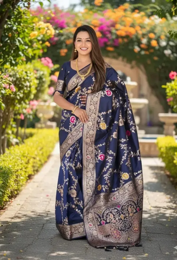 Blue_Meeraang_Royal_Banarasi_Silk_Saree