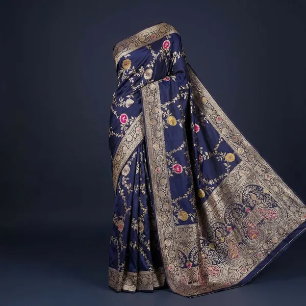 Blue_Meeraang_Royal_Banarasi_Silk_Saree