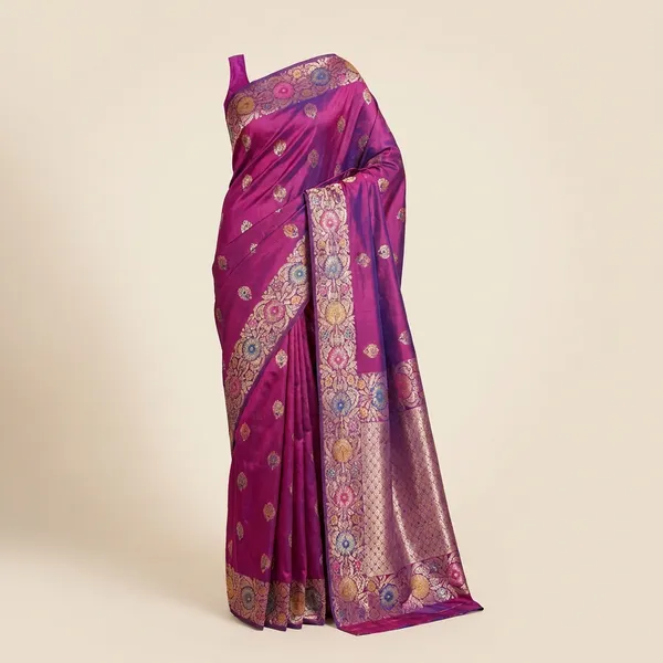 Violet_Virasat_Classic_Banarasi_Silk_Saree