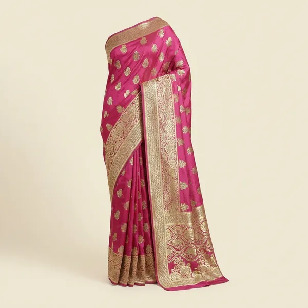 Pink_Vanshika_Royale_Banarasi_Silk_Saree