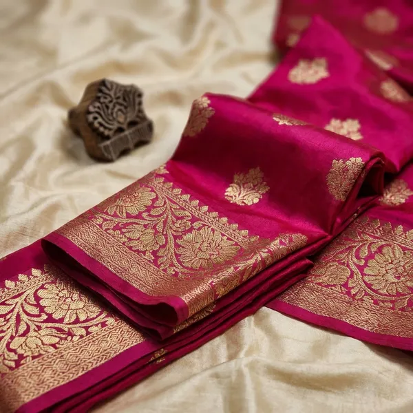 Pink_Vanshika_Royale_Banarasi_Silk_Saree