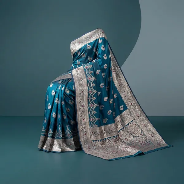Blue_Swarnika_Meenakari_Wedding_Saree
