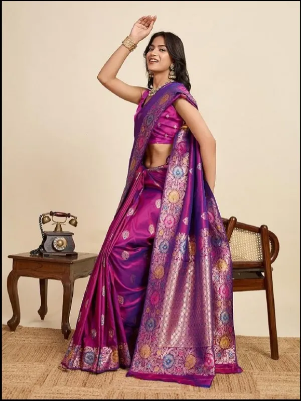 Violet_Virasat_Classic_Banarasi_Silk_Saree