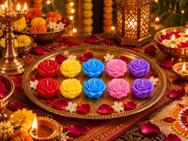 Festive_Mini_Flower_Candle_Set