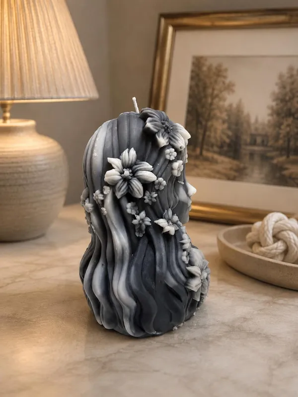 Floral_Goddess_Sculptural_Candle