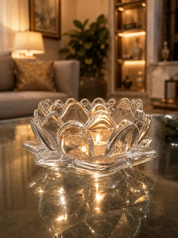 Lotus_Tealight_Holder_and_4_Tealight_Holder