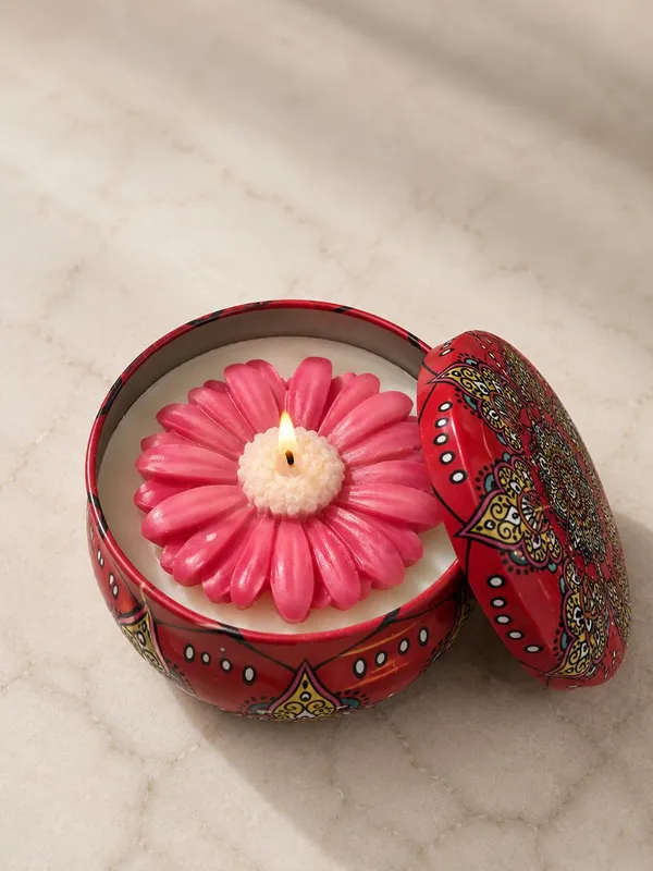 Red_Floral_Tin_Container_Candle