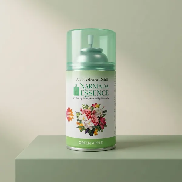 Green_Apple_Denatured_Alcohol,Fragrance_Oils,Propellant_Gas,Water,Solvent_Air_Freshner_Refill_For_Home,Office_And_Car