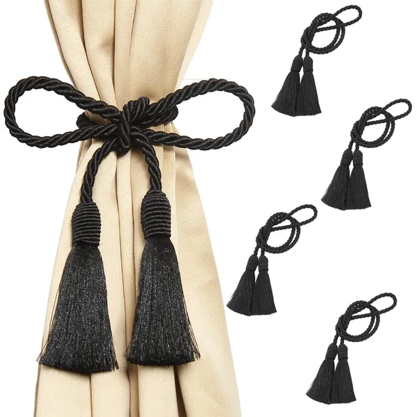 Curtain_Tieback_with_Tassels_and_DIY_Applications_4PK_Col._BLACK