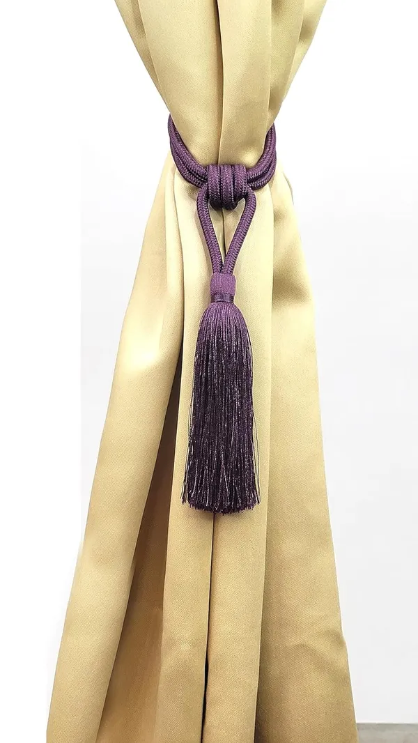 Polyester_Curtain_Tieback_with_Tassel_Small_Cute_Size_2PK_Col._222WINEPURPLE